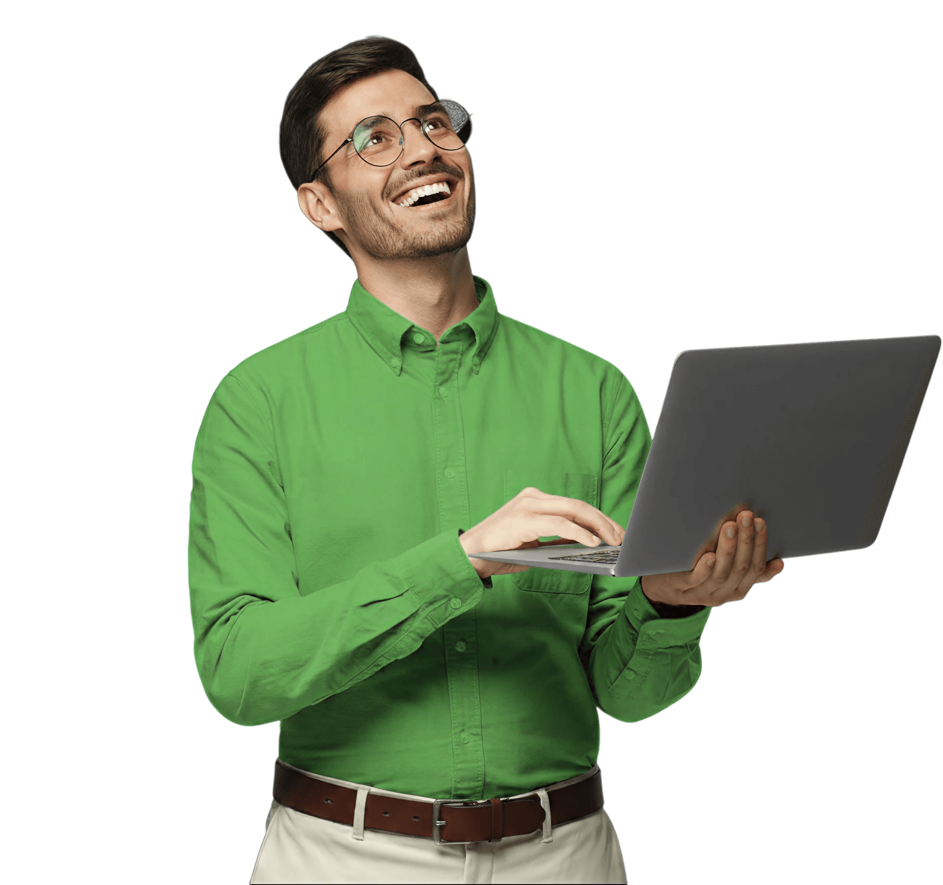 Customer checking verified store reviews